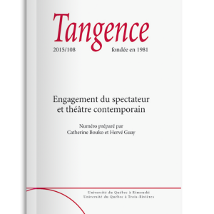 n° 108 / Engagement du spectateur et théâtre contemporain